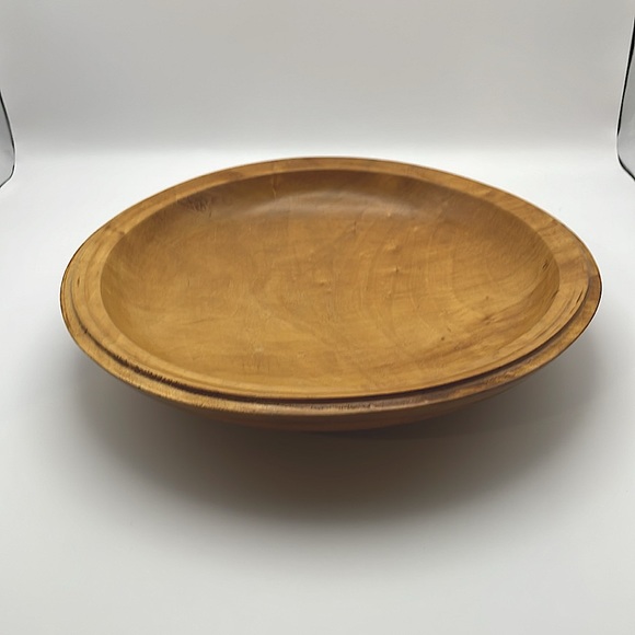 Handmade, beautiful Norway Maple bowl, nice detail, signed by artist Ron Brown - Picture 4 of 10